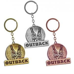 Chaveiro em Metal Envelhecido Metal   Ouro Velho, Prata Velha, Cobre Velho  