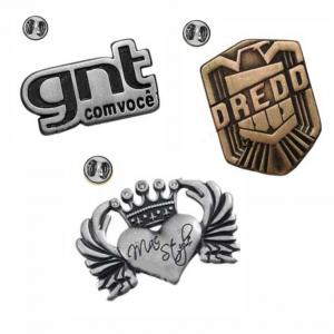 Pins ( Bottons ) em Metal Envelhecido Metal   Ouro Velho, Prata Velha, Cobre Velho  