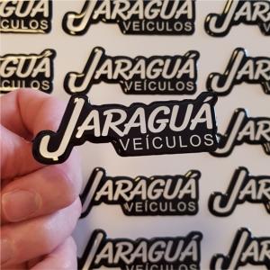 Etiqueta resinada Personalizada USO EXTERNO Vinil + Resina flexivel     