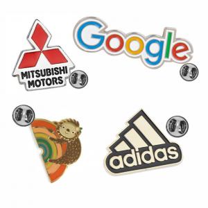 Pins em Metal Esmaltado ( Bottons ) Metal Personalizado  Prata ou Dourado  
